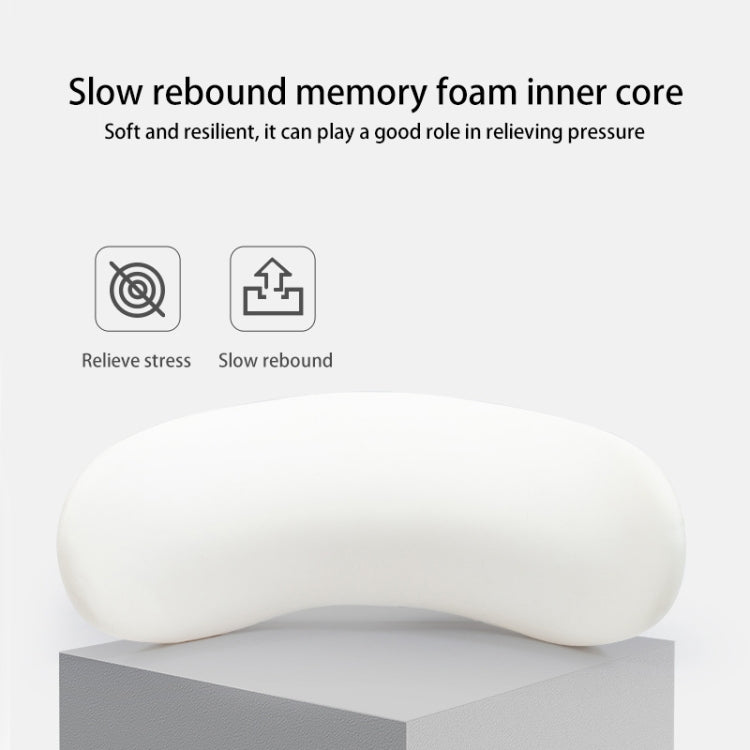 Memory Cotton Lumbar Pillow Sleep Waist Support Lumbar Cushion Pregnant Pelvic Pillow(Pink)