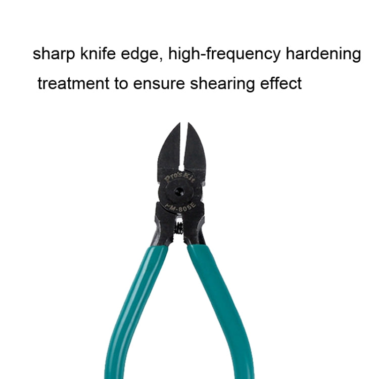 ProsKit PM-805E Thin Knife Water Nose Pliers 5 Inch Angled Nose Pliers(Green)