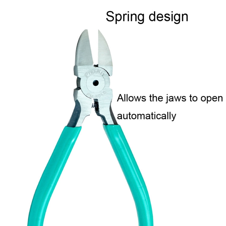 ProsKit PM-805E Thin Knife Water Nose Pliers 5 Inch Angled Nose Pliers(Green)