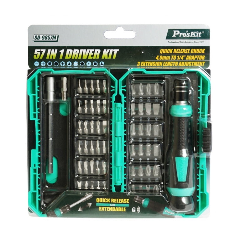 ProsKit SD-9857M 57 In 1 Repair Screwdriver Set Phone Computer Disassembly Tools