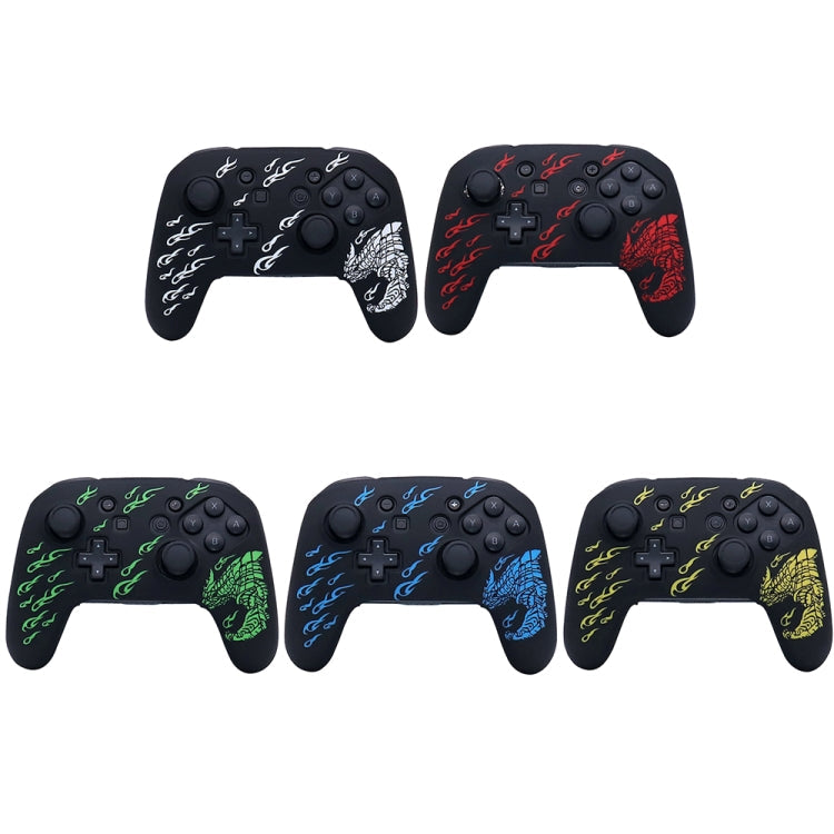 For Nintendo Switch Pro Game Handle Soft Shock Absorbing Silicone Protective Sleeve(Bronze)
