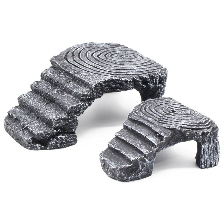 Large Turtle Aquascape Climbing Platform Reptile Hiding Cave Three Legged Turtle Platform