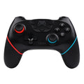 For Nintendo Switch Pro Wireless Bluetooth Handle with Macro Programming & Somatosensory Wake-up(Black Red Blue)