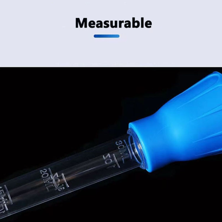 Small Fish Tank Water Change Suction Pooper Manual Mini Suction Tube(Blue)