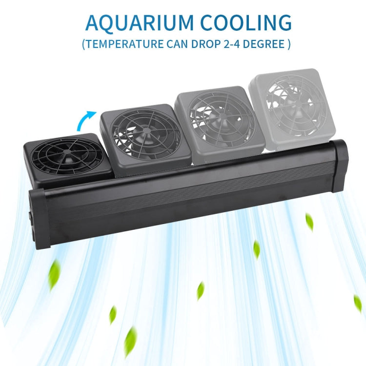 Fish Tank Cooling Fan Cooling Silent Aquarium Fan, Specification: 1 Head US Plug
