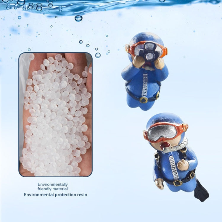 2pcs Fish Tank Diver Aquarium Ornaments Aquascape Decorations(Regular Pink)