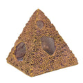 7.5x8.5cm Small Fish Tank Aquascape Hiding House Resin Pyramid Shrimp House Hiding Cave