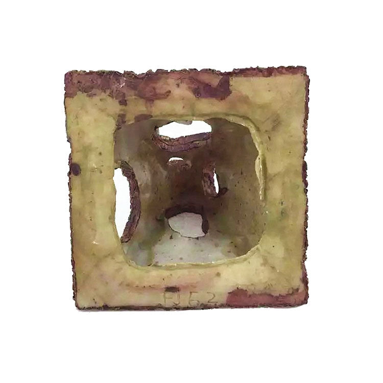 12x13cm Large Fish Tank Aquascape Hiding House Resin Pyramid Shrimp House Hiding Cave