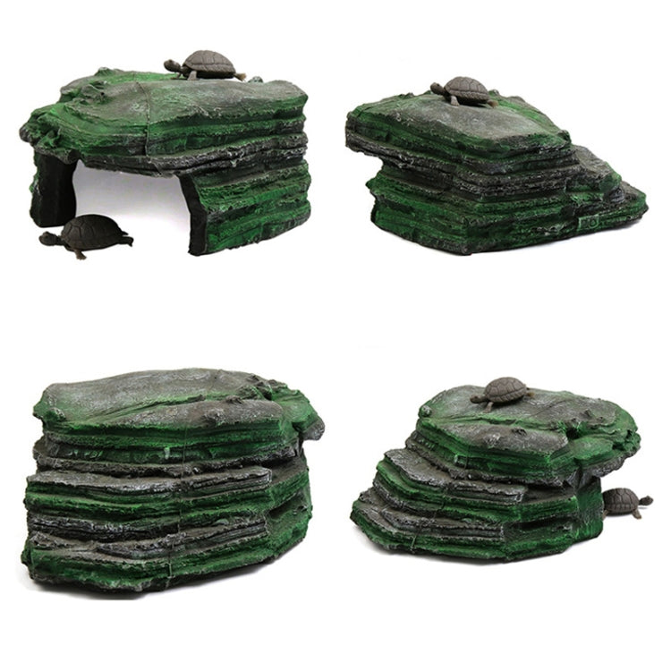 GT026 Resin Turtle Sunbed Climbing Table Stump Hideaway House Sunback Table