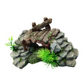 GT149 Resin Turtle Sunbed Climbing Table Stump Hideaway House Sunback Table