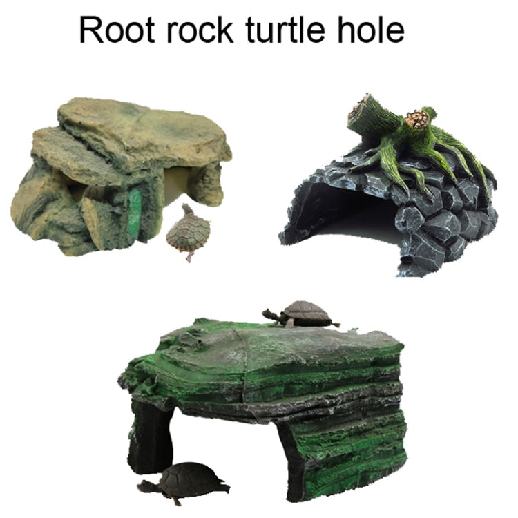 GT149 Resin Turtle Sunbed Climbing Table Stump Hideaway House Sunback Table