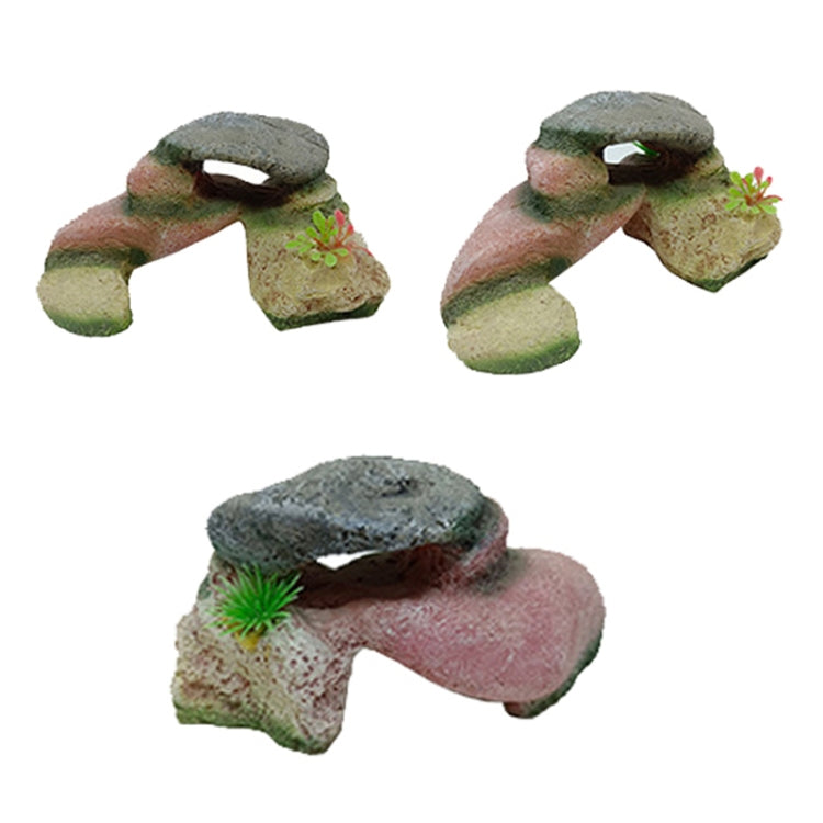 GT001 Resin Turtle Sunbed Climbing Table Stump Hideaway House Sunback Table