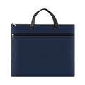 A3-8133 Large-capacity Handheld Zipper File Bag Oxford Cloth Waterproof Art Storage Bag(Ink Blue)