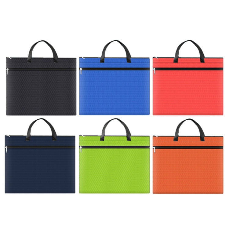 A3-8133 Large-capacity Handheld Zipper File Bag Oxford Cloth Waterproof Art Storage Bag(Red)