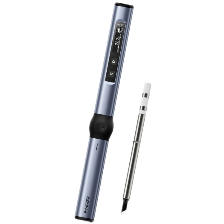 FNIRSI HS-01 Smart Soldering Iron Digital Display Portable Mini Soldering Station(Blue KR)