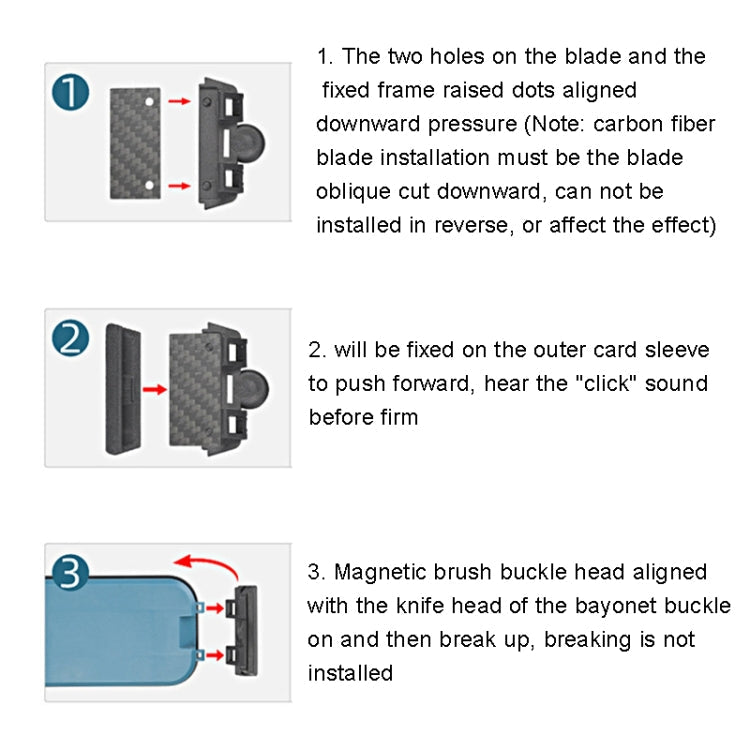 8426 Ordinary+Carbon Blade Fish Tank Magnetic Brush Aquarium Glass Moss Removal Cleaning Brush