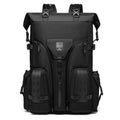 Ozuko 9631 Waterproof Outdoor Backpack Large Capacity Travel Baseball Bag(Black)