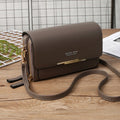 Women Multi-Card Wallet Clutch Bag Large Capacity Casual Single Shoulder Crossbody Bag(Grey)