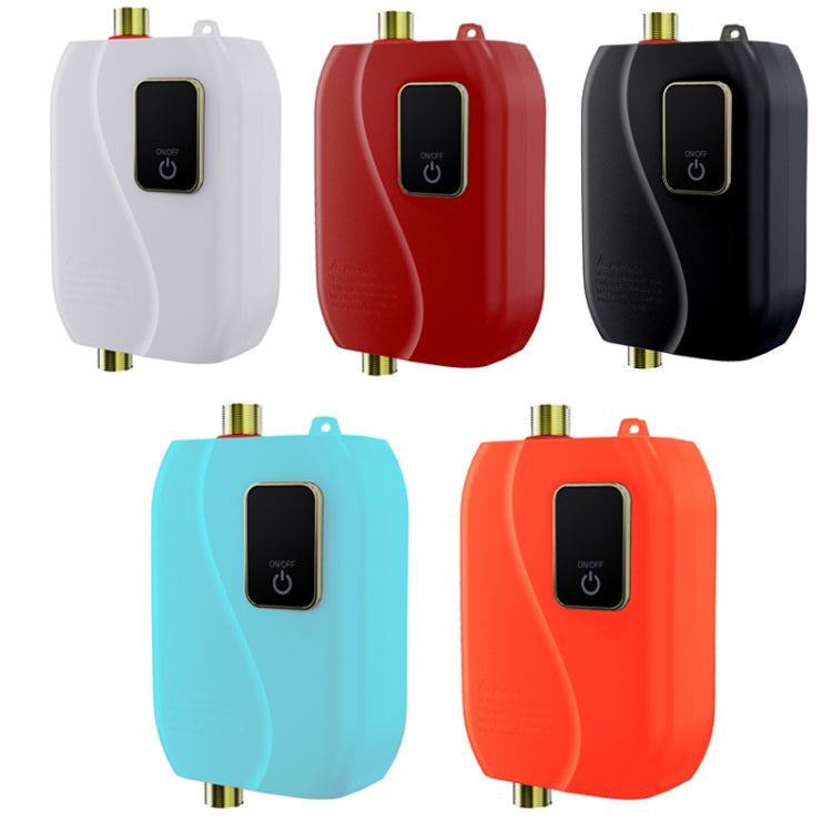 Instant Water Heater Mini Kitchen Quick Heater Household Hand Washing Water Heater EU  Plug(Black)
