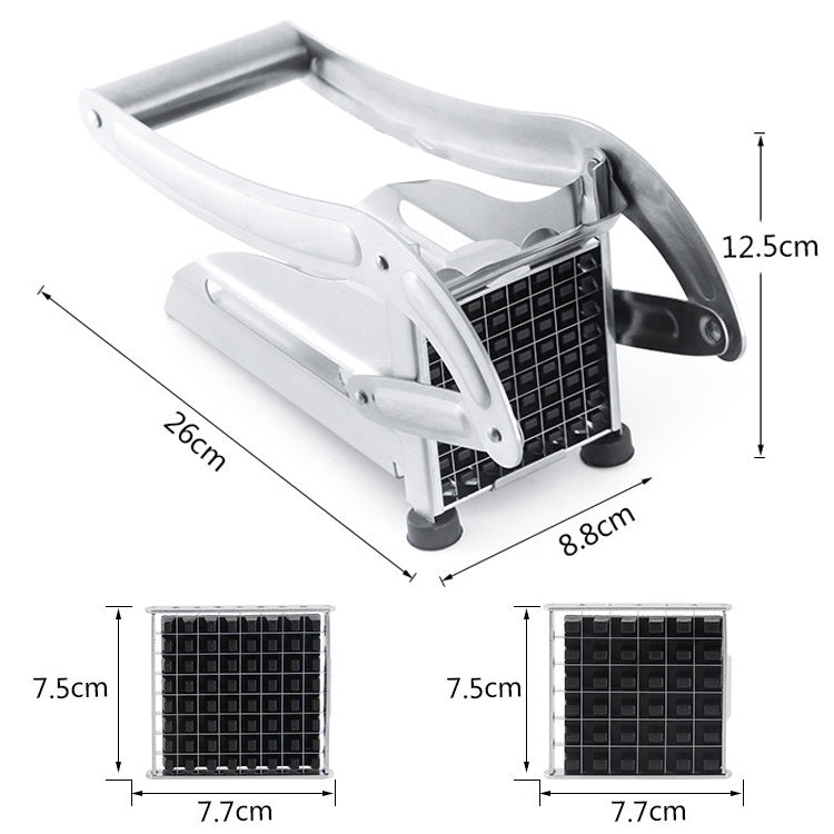 JD-052 Stainless Steel French Fries Cut Multi-functional Home Manual Fries Cut Without Suction Plate