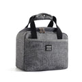 Portable Lunch Bag Thermal Insulated Lunch Box Tote Cooler Handbag 24  x 17 x 14cm(Gray)
