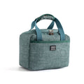 Portable Lunch Bag Thermal Insulated Lunch Box Tote Cooler Handbag 24  x 17 x 14cm(Dark Green)