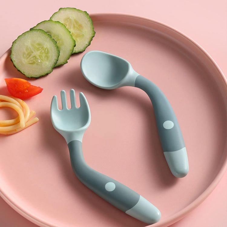 Children Eating Training Tableware Baby Bendable Silicone Soft Spoon, Color: Green