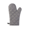 Cotton Insulated Diamond Thickened Gloves Hookable Storage Oven Microwave Baking Gloves(Gray)