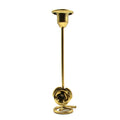 DH2304-01 Rose Carved Metal Candle Holder Bar Decoration Candlelight Dinner Candlesticks, Size: High Gold