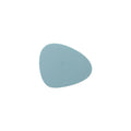 10pcs Teardrop-Shaped Silicone Table Insulation Mat Leather Textured Kitchen Cup And Pot Mat(Blue)