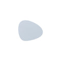 10pcs Teardrop-Shaped Silicone Table Insulation Mat Leather Textured Kitchen Cup And Pot Mat(Gray)