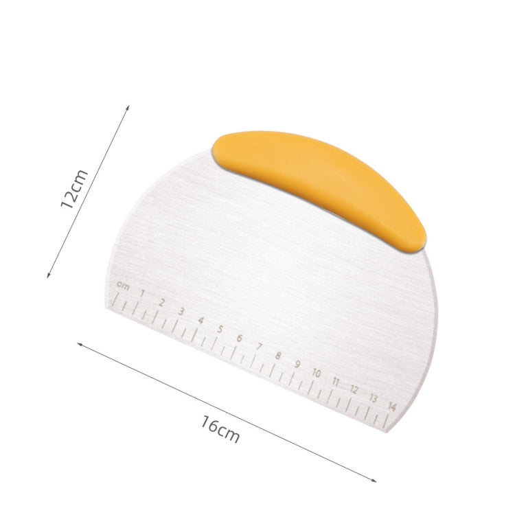 Large And Wide Cutter Nougat Cutter With Scale Cutter(Yellow)