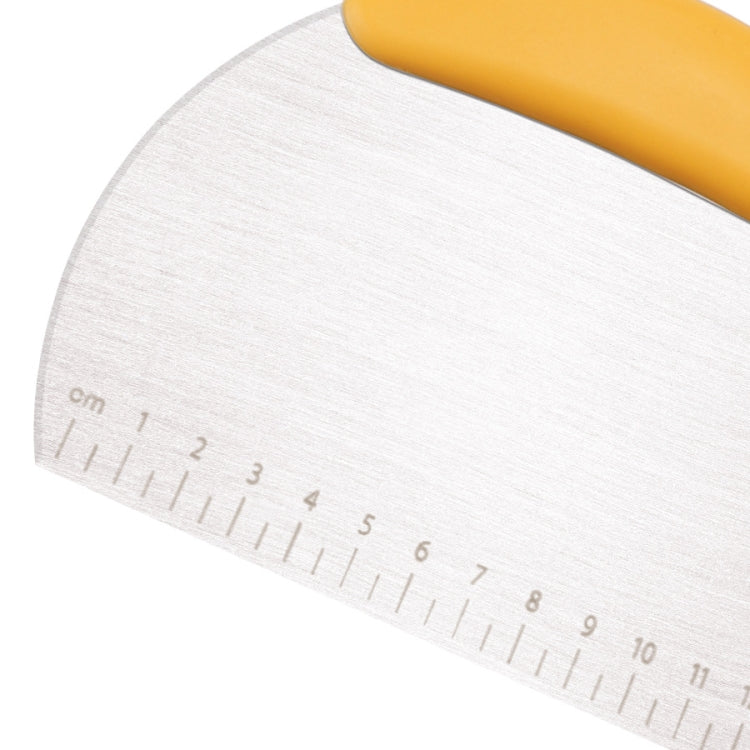 Large And Wide Cutter Nougat Cutter With Scale Cutter(Yellow)
