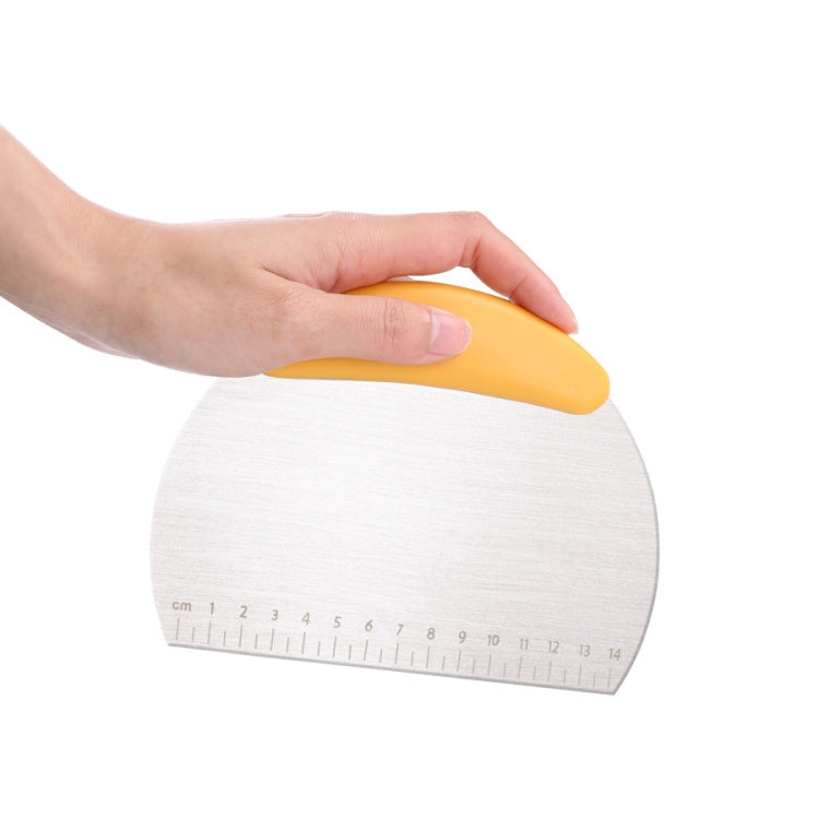 Large And Wide Cutter Nougat Cutter With Scale Cutter(Yellow)