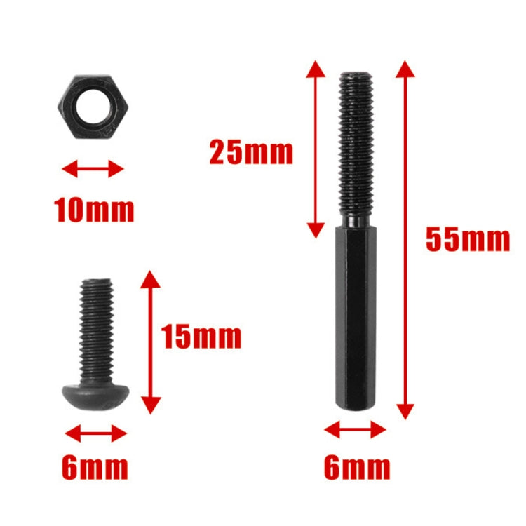 X0214 for Ninebot Max G30 Electric Scooter Screw Accessories Scooter Lock Screw(Black)