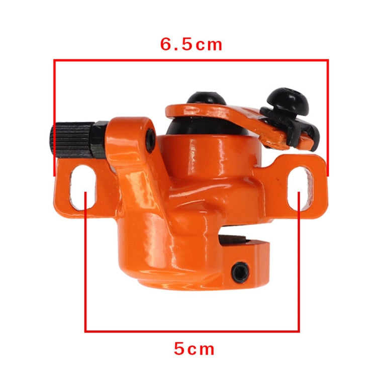 A44424 Electric Scooter Brake Rear Wheel Disc Brake Equipment for Ninebot F20 / F25 / F30 / F40(Orange)