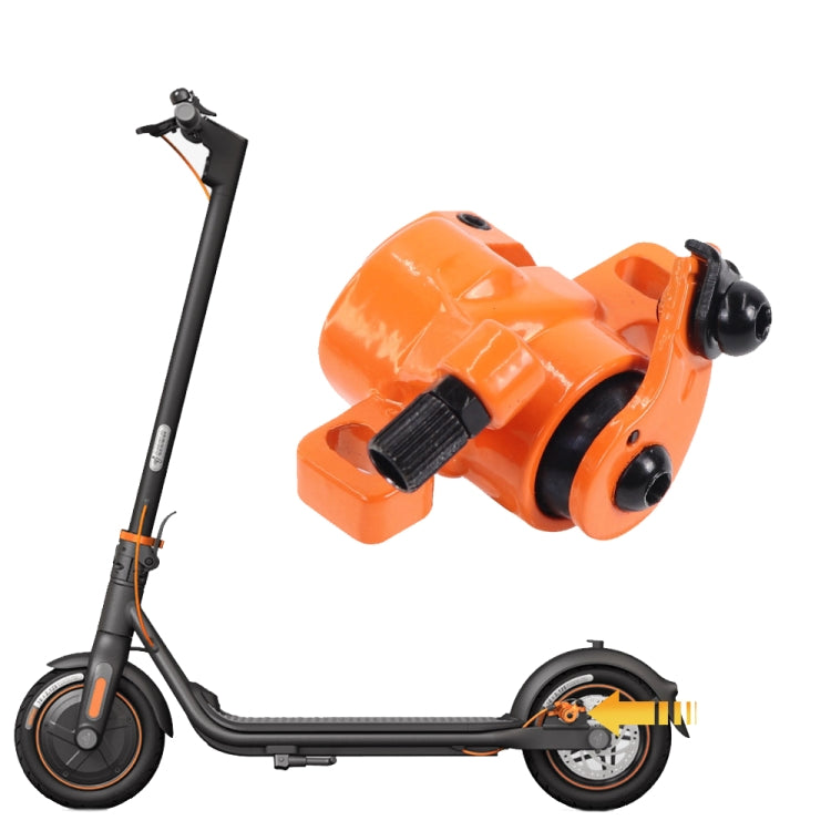 A44424 Electric Scooter Brake Rear Wheel Disc Brake Equipment for Ninebot F20 / F25 / F30 / F40(Orange)