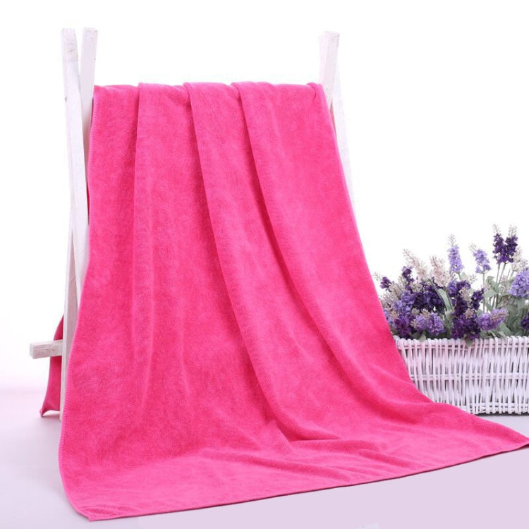 30x30cm Nano Thickened Large Bath Towel Hairdresser Beauty Salon Adult With Soft Absorbent Towel(Pink)
