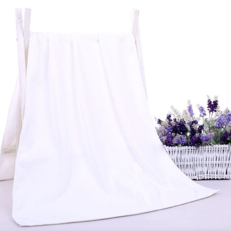 30x60cm Nano Thickened Large Bath Towel Hairdresser Beauty Salon Adult With Soft Absorbent Towel(White)