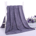 35x75cm Nano Thickened Large Bath Towel Hairdresser Beauty Salon Adult With Soft Absorbent Towel(Grey)