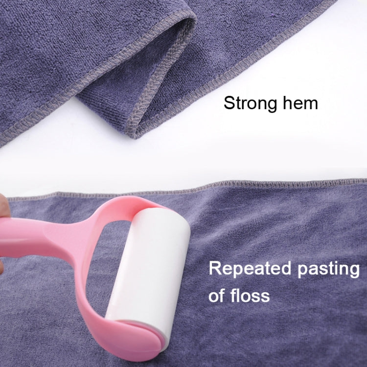 35x75cm Nano Thickened Large Bath Towel Hairdresser Beauty Salon Adult With Soft Absorbent Towel(Blue)