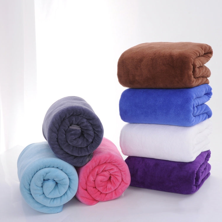 30x30cm Nano Thickened Large Bath Towel Hairdresser Beauty Salon Adult With Soft Absorbent Towel(Blue)