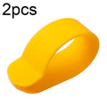 X0211 2pcs Scooter Accelerator Dial Silicone Case Dial Cover For Xiaomi M365/1S/Pro/MAX G30/ES2(Yellow)