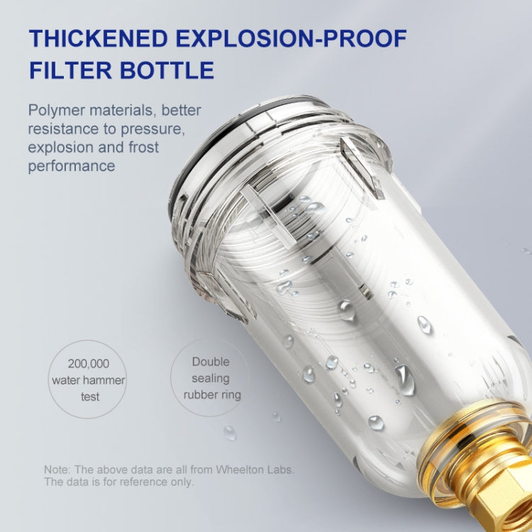 WHEELTON WHT-P0038 Home Whole House High Flow Pre-filter Automatic Rotating Central Water Purifier