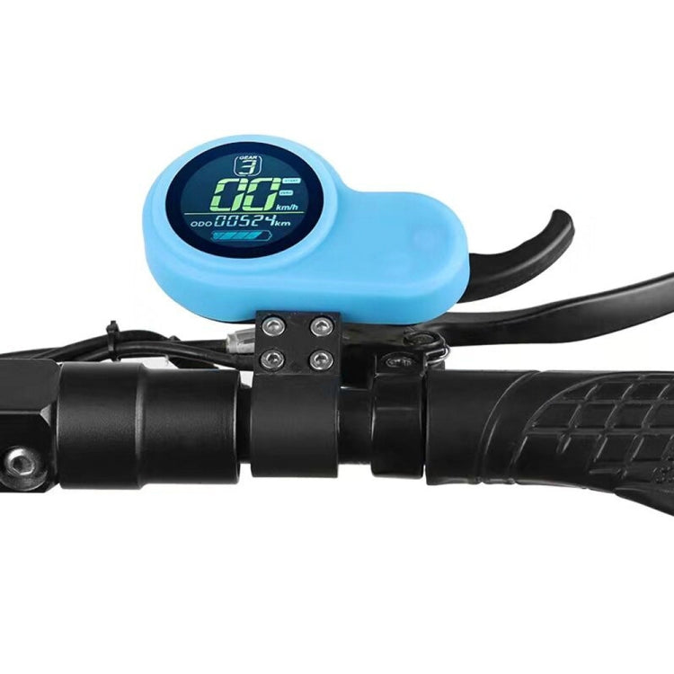 For KUGOO M4 Pro Electric Scooter Instrument Cover Display Silicone Case(Blue)