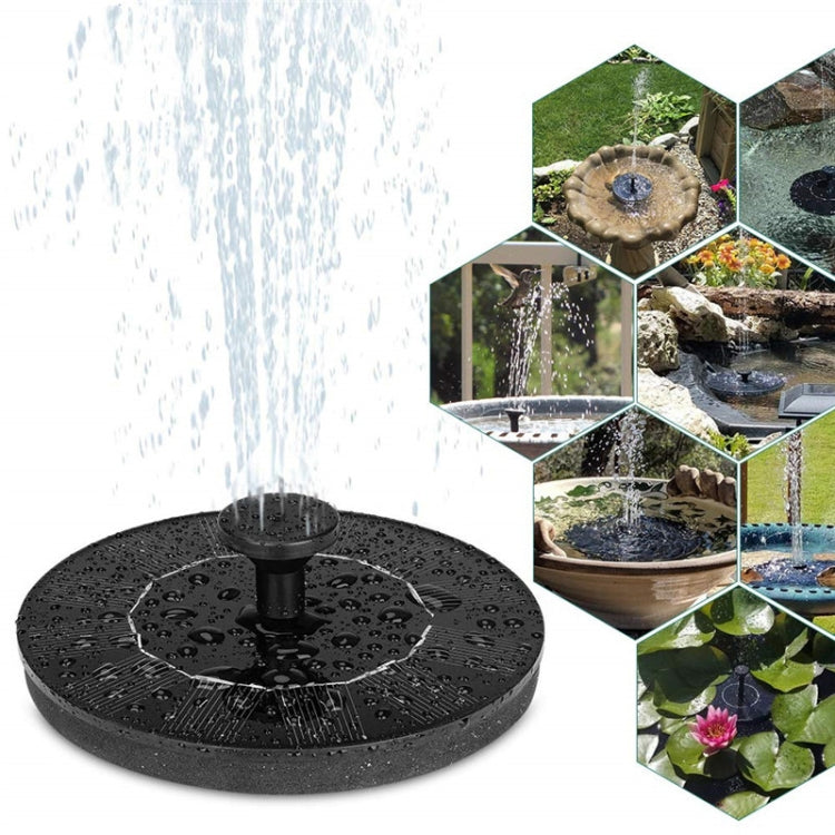 13cm  Solar Water Fountain Pool Outdoor Bird Bath Solar Powered Fountain Floating Water