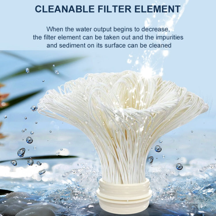 WHEELTON WHT-UF2000 Home Water Purifier High Flow Pipeline Filter