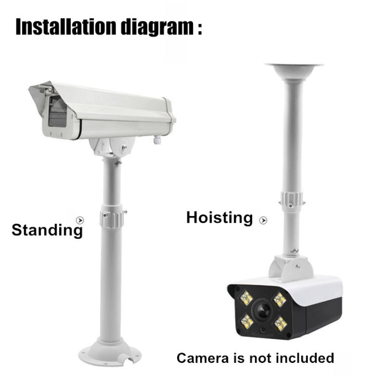 60-120cm Telescopic I-Type Monitoring Bracket Hanging Closed-Circuit Aluminum Alloy Bracket