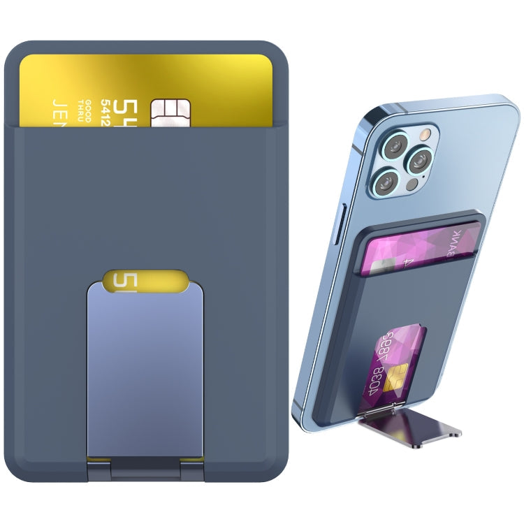 AhaStyle PT133-H Mobile Phone Card Holder Card Case Organizer Card Bag(Dark Blue)