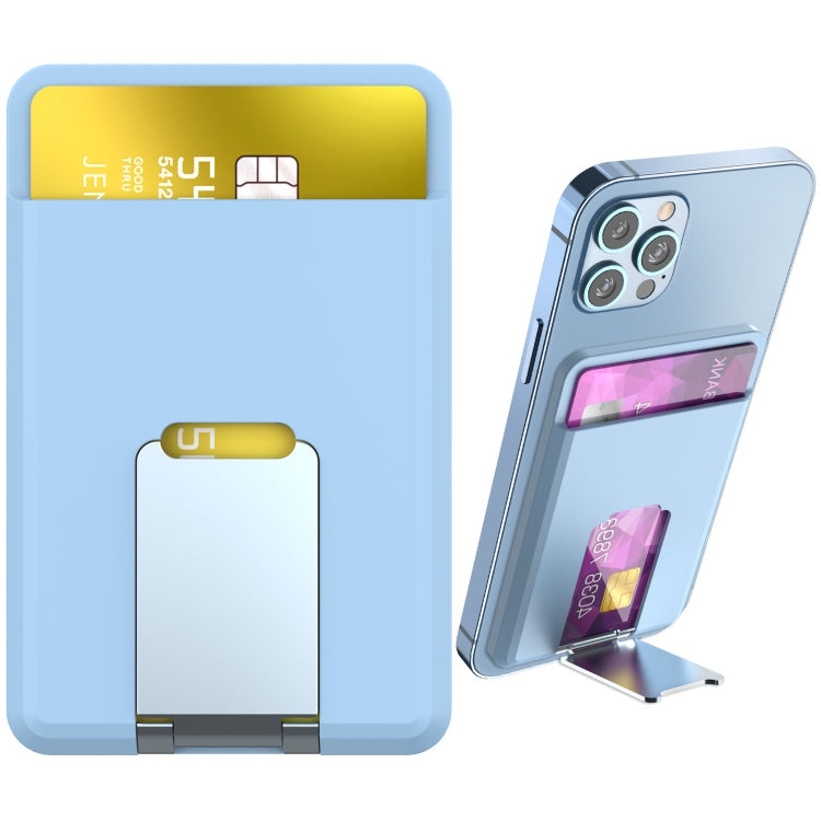 AhaStyle PT133-H Mobile Phone Card Holder Card Case Organizer Card Bag(Light Blue)